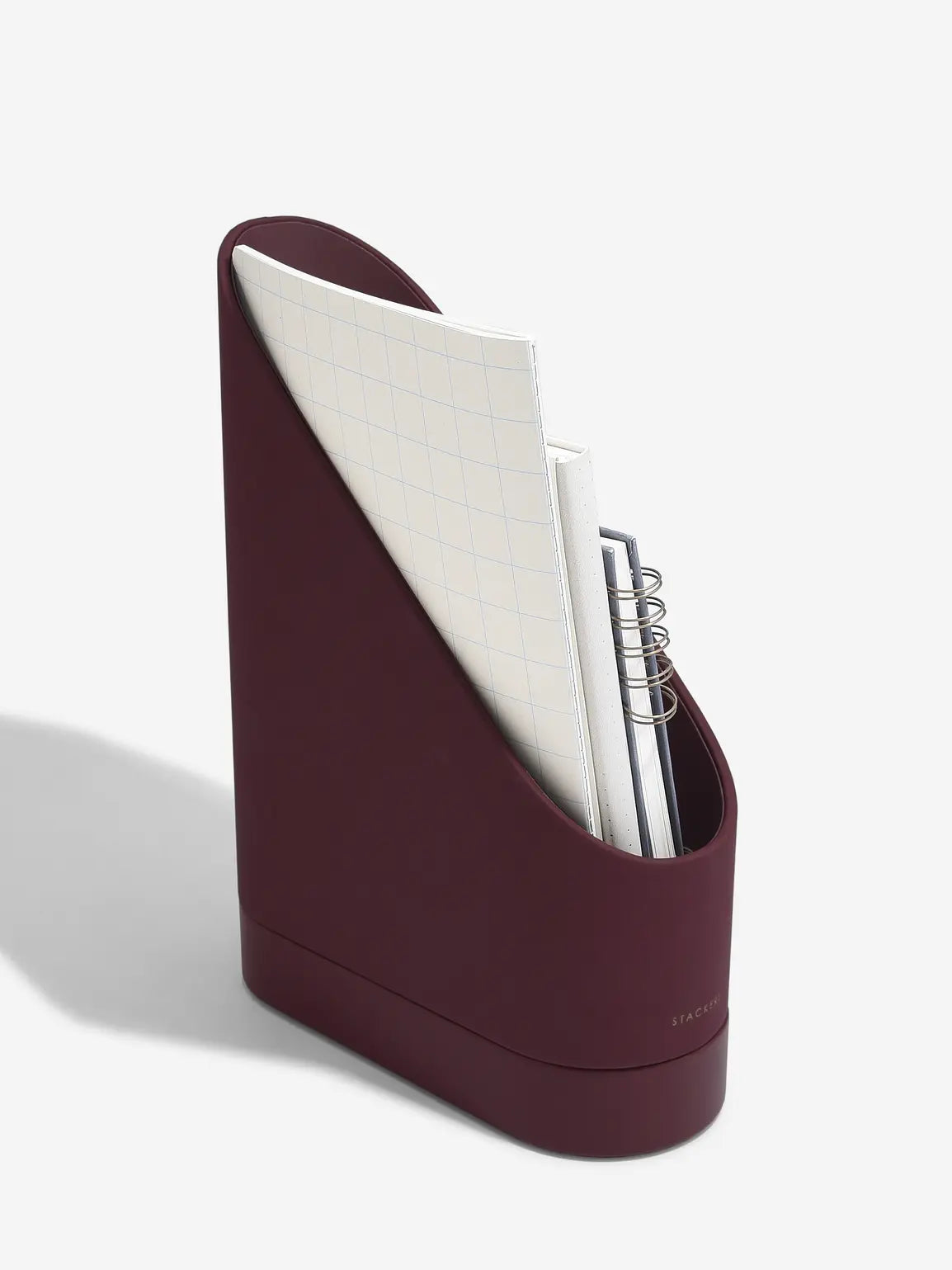 Stackers Porte-revues Rouge Grenat