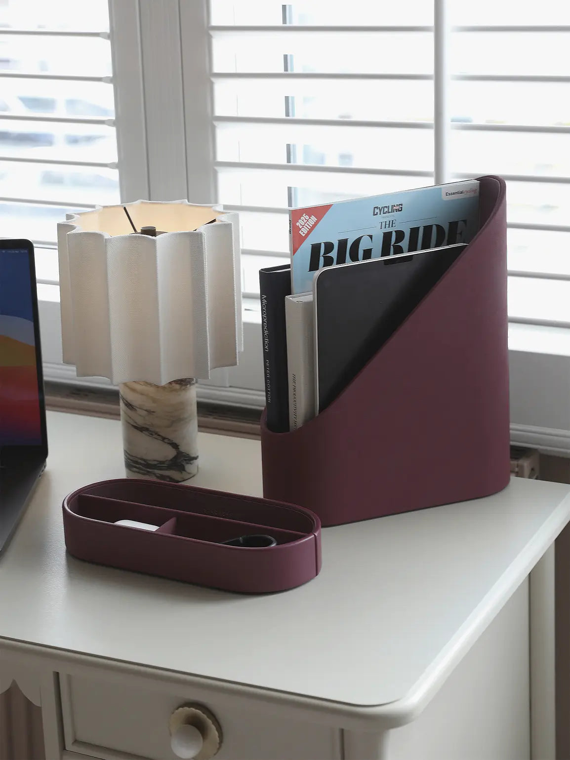 Stackers Porte-revues Rouge Grenat