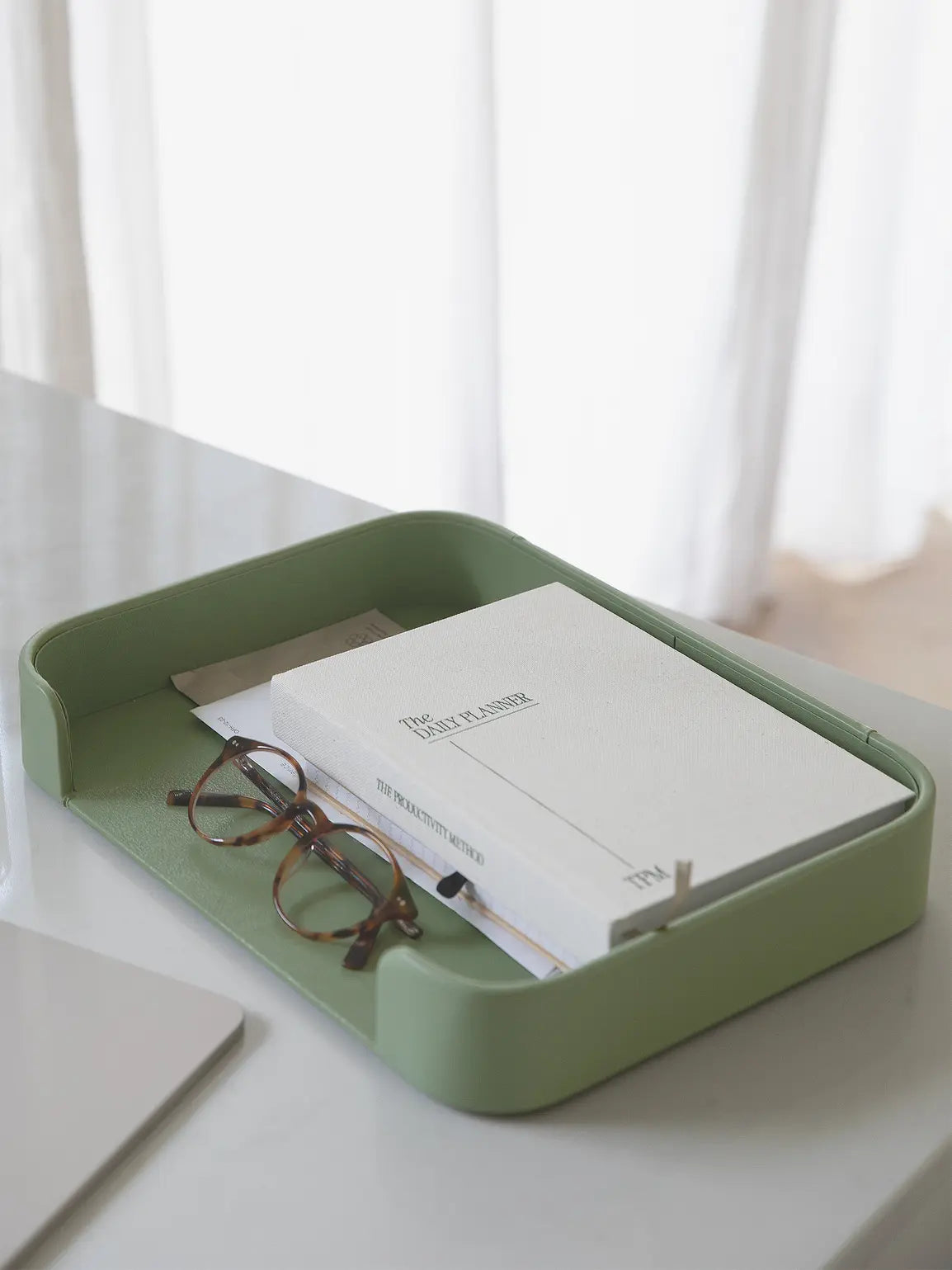 Stackers Desk Organizer Set Pistachio Green