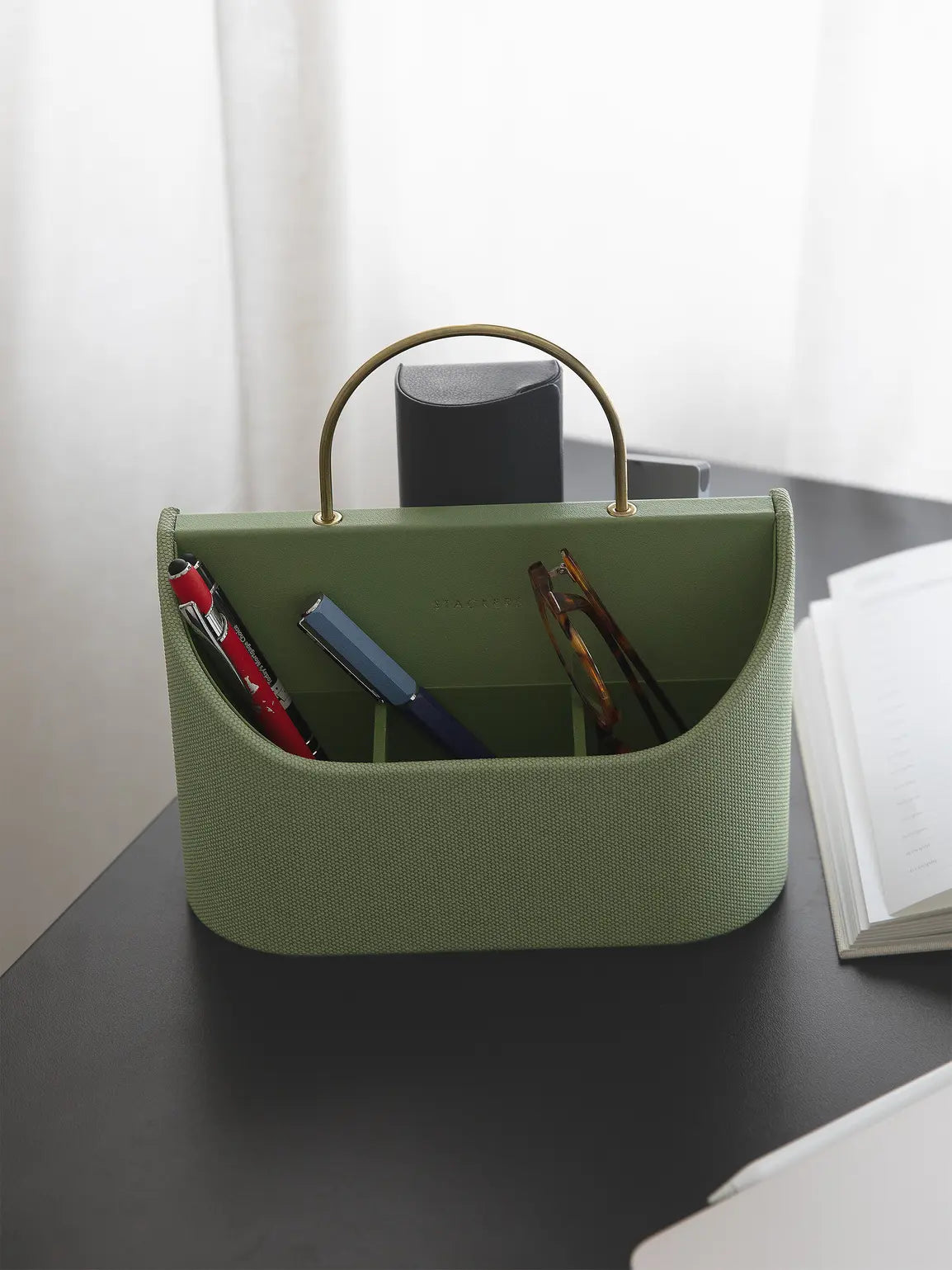 Stackers Organiseur de bureau Vert Pistache