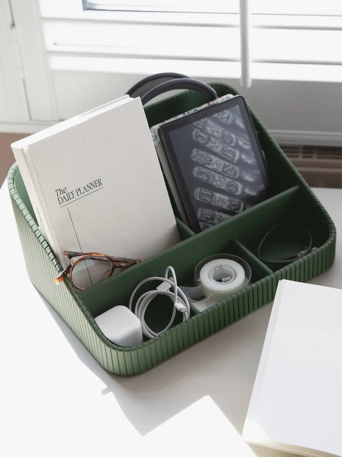 Stackers Desk Organizer Set Emerald Green