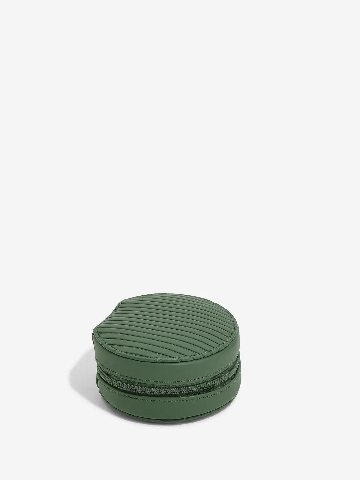 Stackers Round Travel Jewellery Box Emerald
