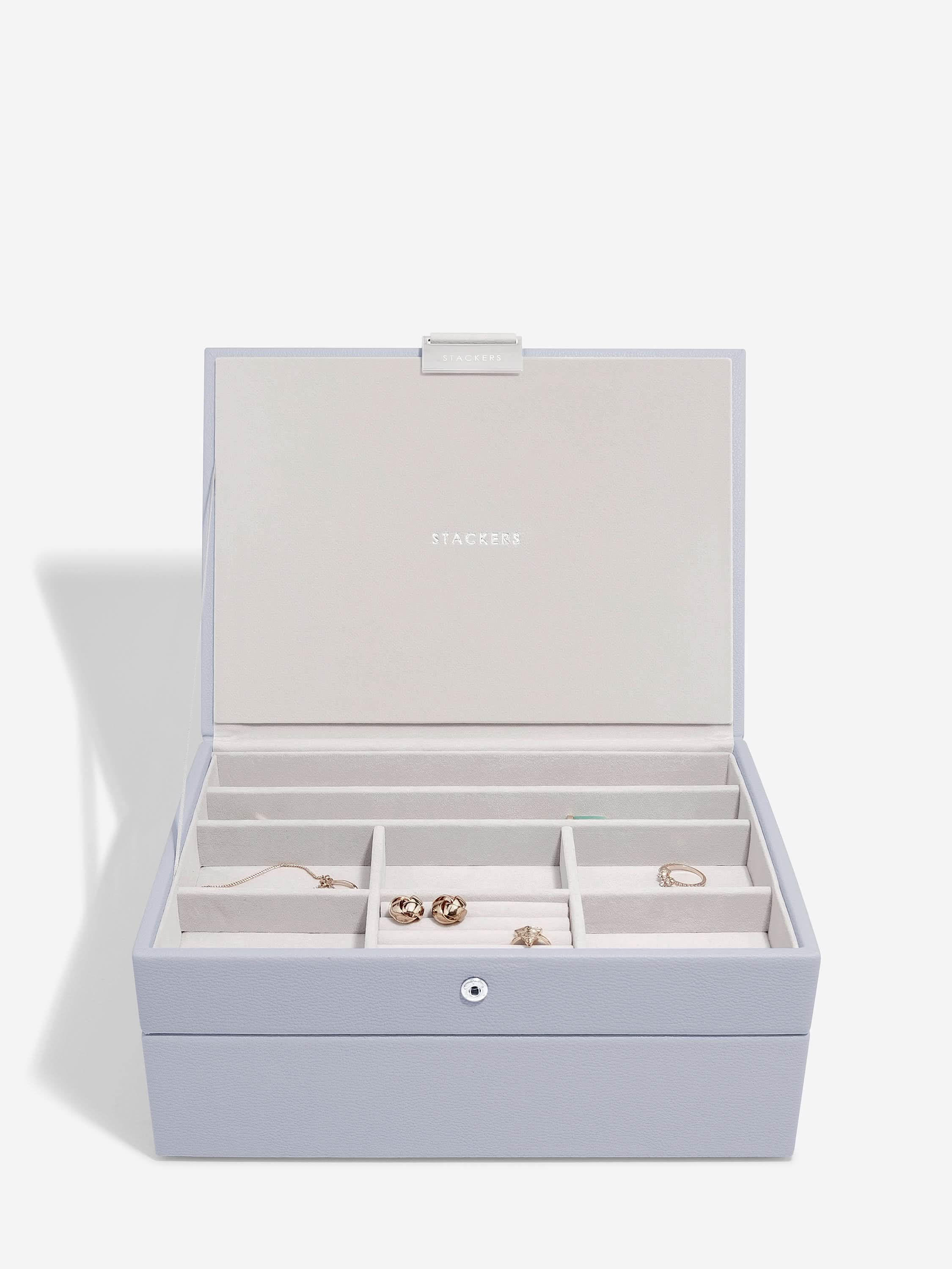 Stackers Classic Jewellery Box Set of 2 Lavender