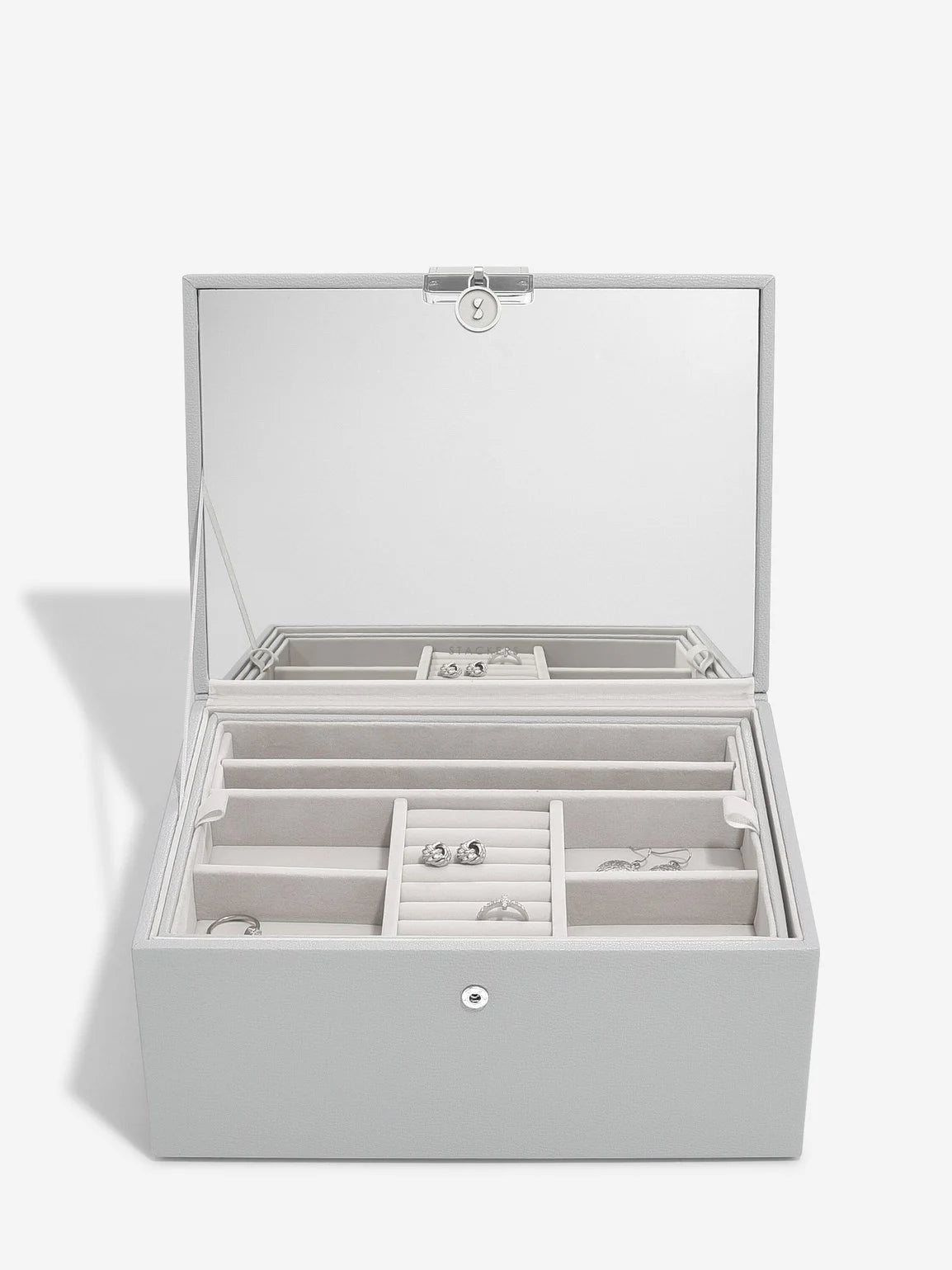 Stackers Luxury Classic Jewellery Box Grey
