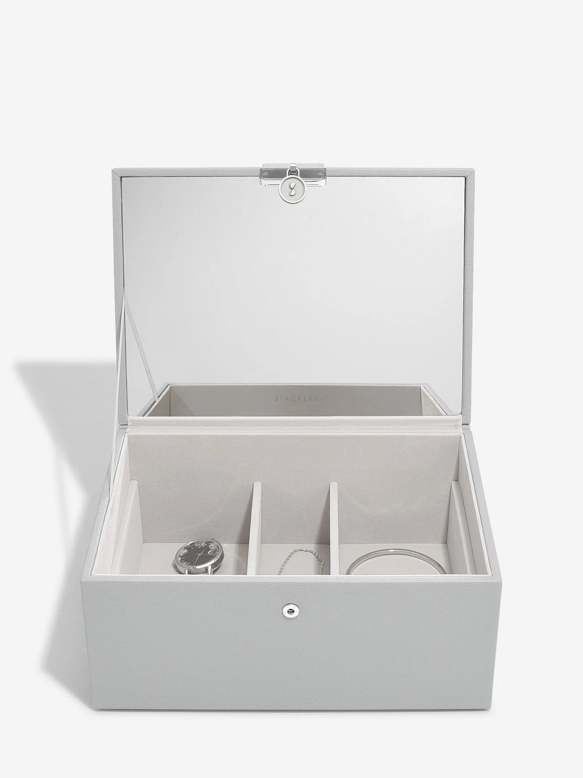 Stackers Luxury Classic Jewellery Box Grey