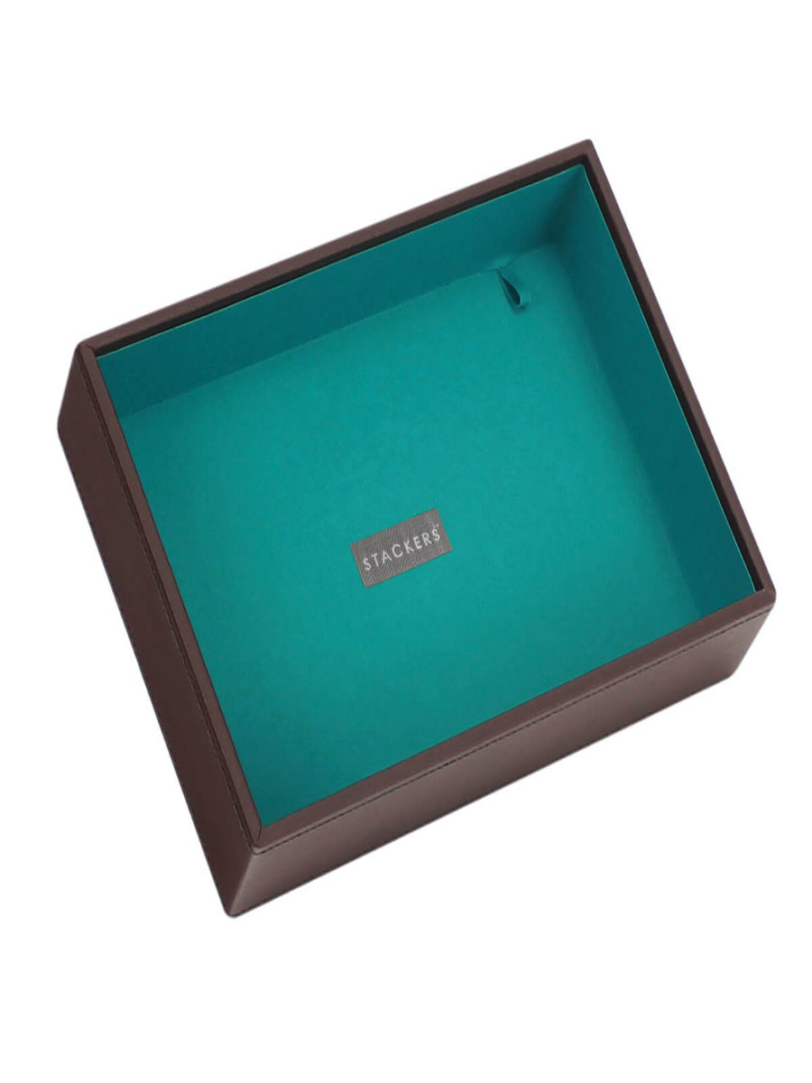 Stackers deep jewellery layer for Classic Jewellery Box Chocolate Brown