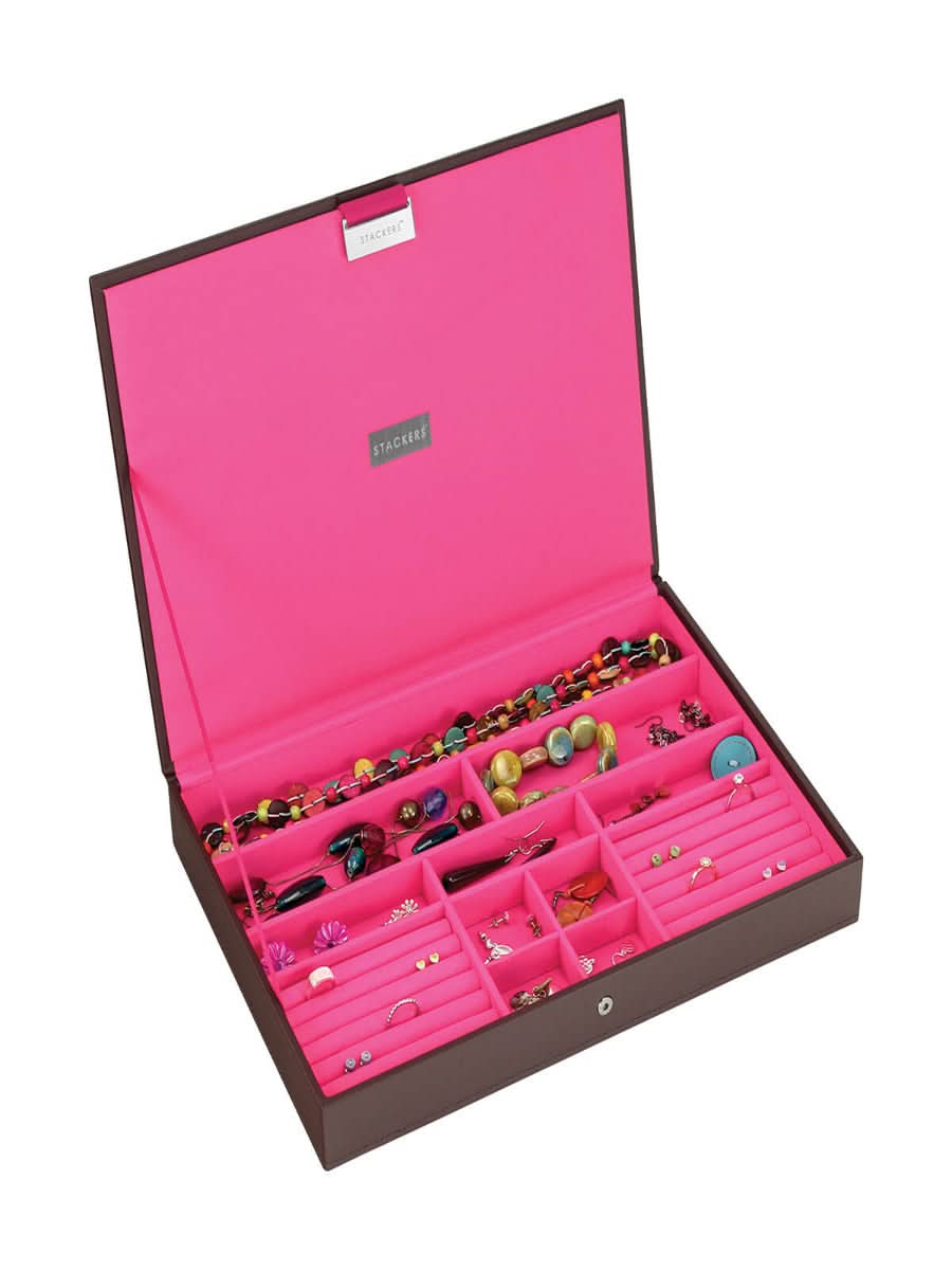 Stackers Lid for XL Jewellery Box Chocolate Mystackers