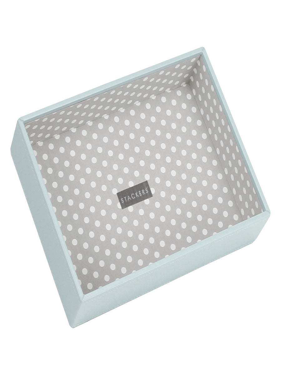 Stackers deep jewellery layer for Classic Jewellery Box Light blue/green