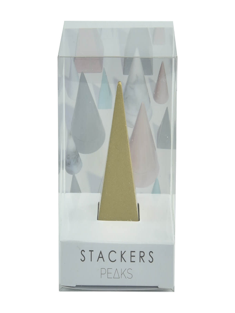 Stackers Small Pyramid Cone Gold