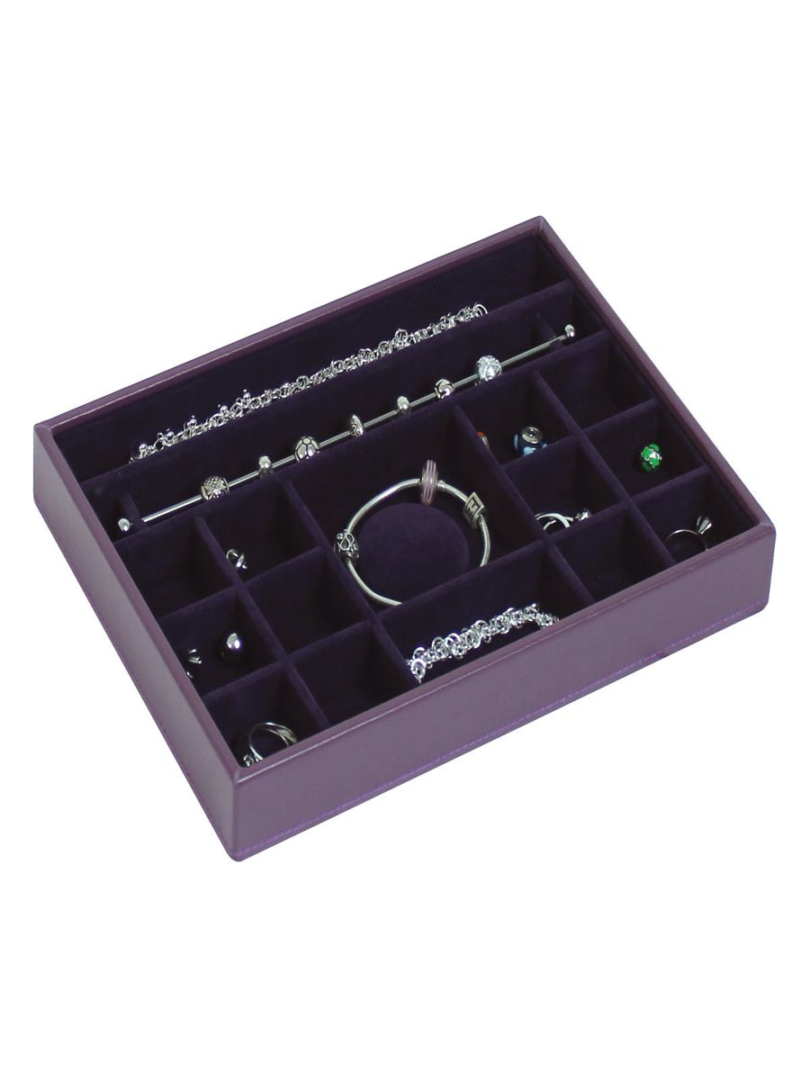 Stackers Charm Jewellery Layer for Classic Jewellery Box Purple
