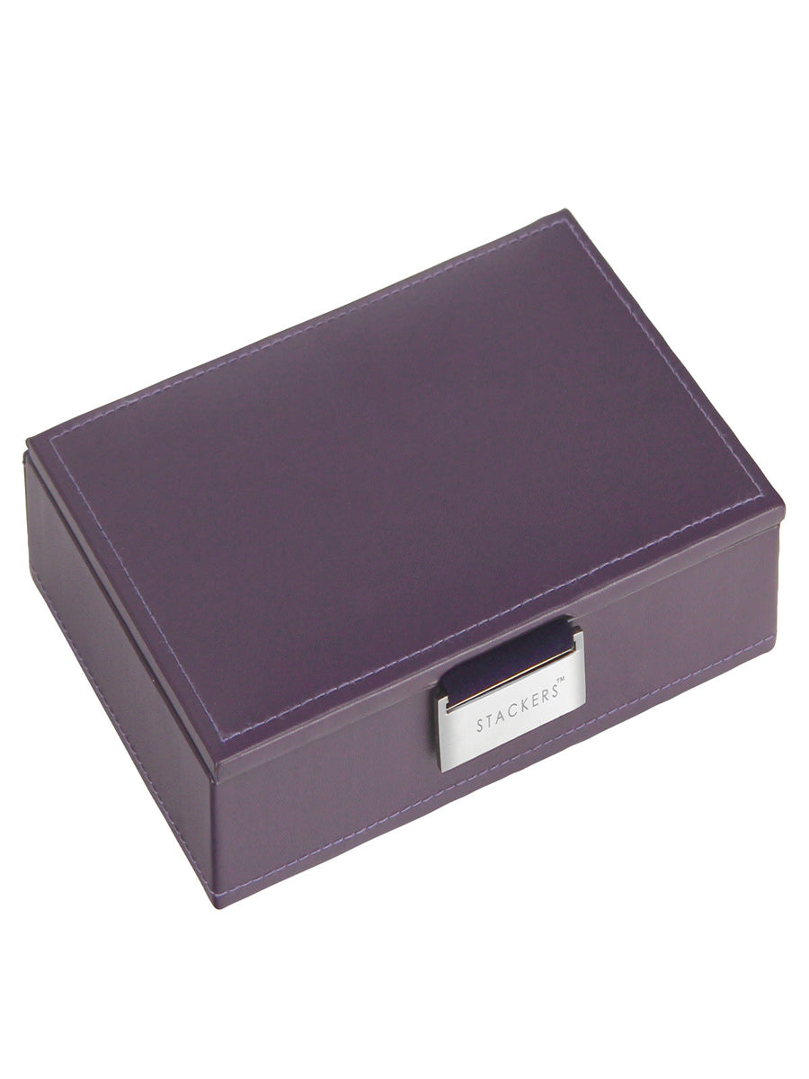 Stackers Lid for Mini Jewellery Box Purple