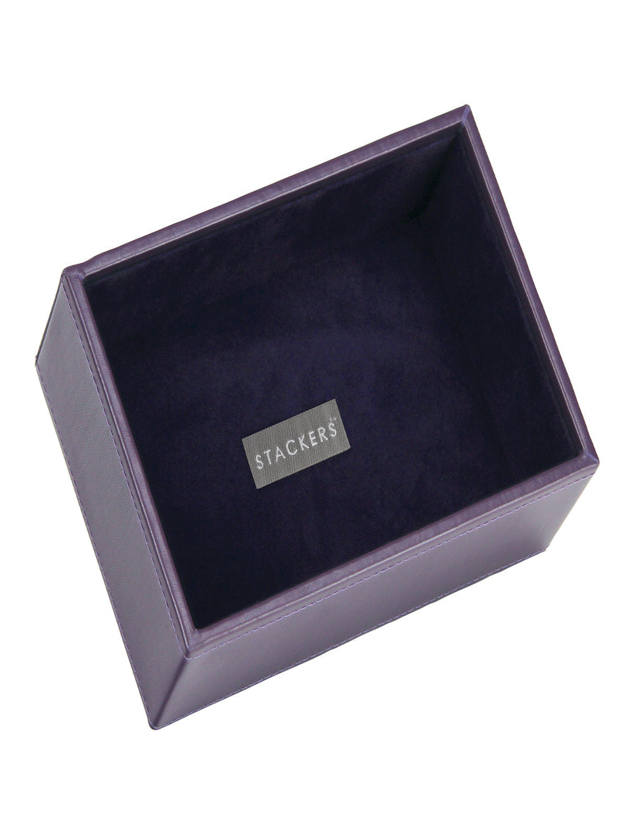 Stackers deep jewellery layer for Mini Jewellery Box Purple